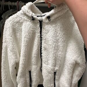 Calvin Klein Performance Cream Sherpa Jacket